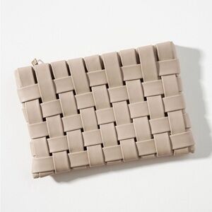 Anthropologie Weave Crossbody/Clutch - Beige - NWT